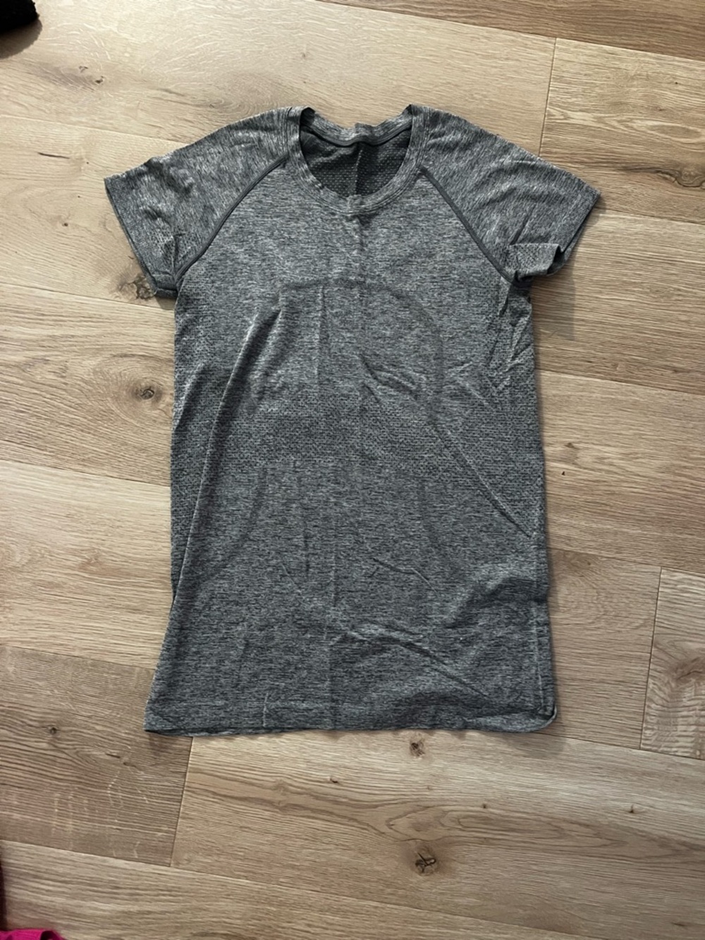 lululemon athletica swiftly Gray Short Sleeve Athletic Top